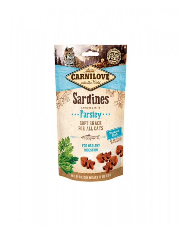Carnilove Cat Semi Moist Snack для котів з сардиною і петрушкою