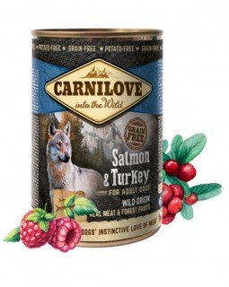 Carnilove Turkey & Salmon Dog Adult для дорослих собак з лососем та індичкою