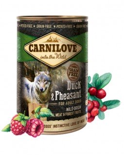 Carnilove Duck & Pheasant Dog Adult для дорослих собак з качкою і фазаном Carnilove Duck & Pheasant Dog Adult для дорослих собак з качкою і фазаном