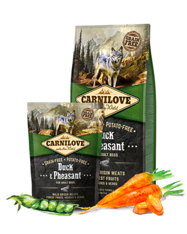 Carnilove Adult Duck & Pheasant для дорослих собак всіх порід з качкою і фазаном
