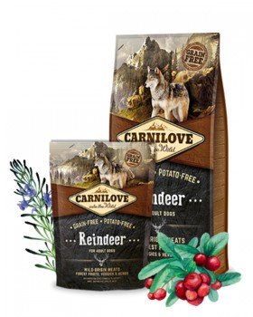 Carnilove Adult Raindeer для дорослих собак всіх порід з олениною
