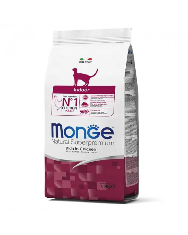 Monge Superpremium Cat Indoor сухий корм для домашніх кішок