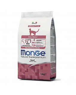 Monge Superpremium Cat Sterilised Beef сухий корм з яловичиною для дорослих стерилізованих кішок