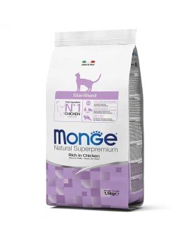 Monge Superpremium Cat Sterilised Chicken сухий корм з куркою для дорослих стерилізованих кішок