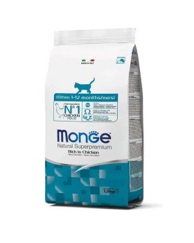 Monge Superpremium Kitten Rich in Chicken Сухий корм з куркою для кошенят у віці від 1 до 12 місяців