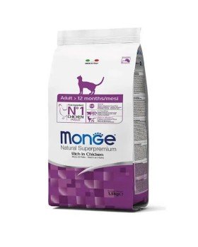 Monge Cat Adult Rich in Chicken сухий корм з куркою для дорослих кішок віком від 1 до 7 років