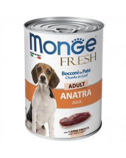 Monge Вологий корм Monge Dog Fresh  консерва для собак з качкою