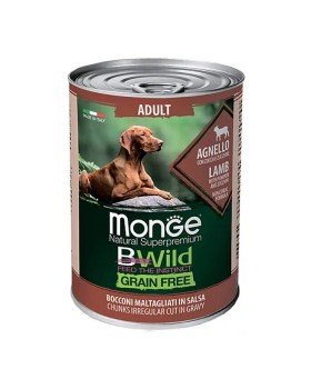 Monge BWild Grain Free Adult Lamb with Pumpkin and Zucchini консерва для собак з ягням, гарбузом та цукіні