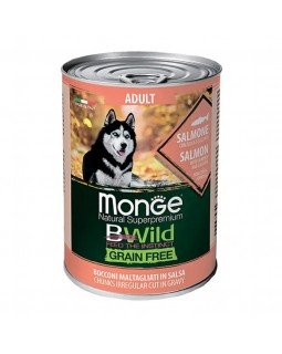 Monge BWild Grain Free Adult Salmon with Pumpkin and Zucchini консерва для собак з лососем, гарбузом та цукіні