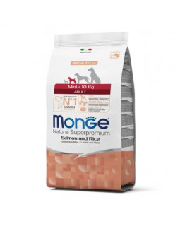 Monge Dog Mini Adult сухий корм з лососем для дорослих собак дрібних порід