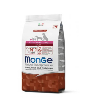 Monge Dog Extrasmall Adult сухий корм з м'ясом ягня для дорослих собак мініатюрних порід (вага до 2 кг)