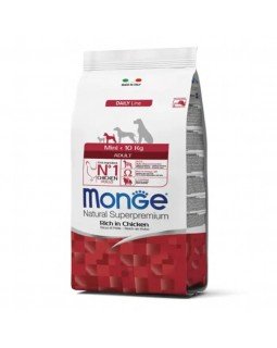 Monge Dog Mini Adult сухий корм з куркою для дорослих собак дрібних порід Monge Dog Mini Adult сухий корм з куркою для дорослих собак дрібних порід