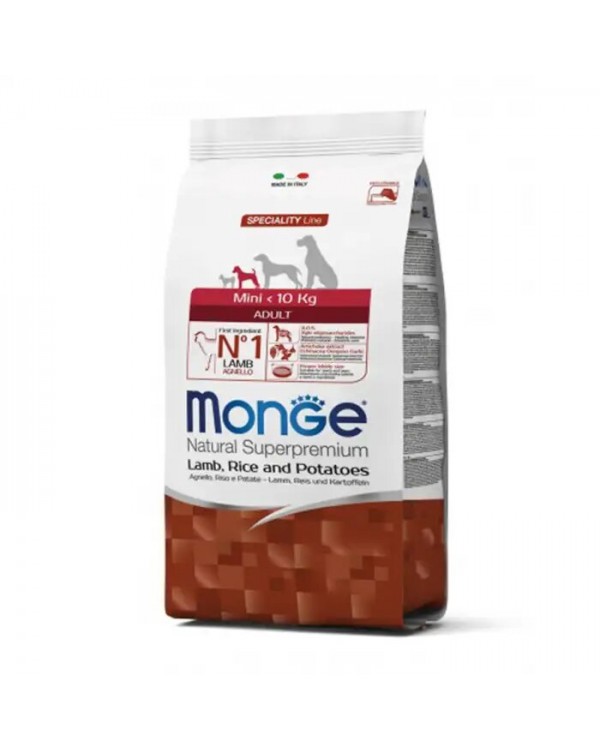 Monge Dog Mini Adult сухий корм з ягням та картоплею для дорослих собак дрібних порід