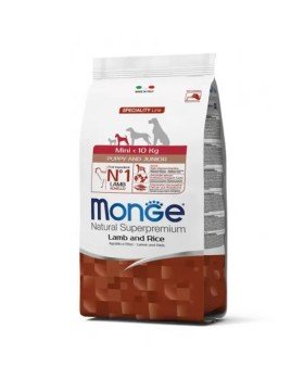 Monge Dog Mini Puppy & Junior сухий корм для цуценят маленьких порід з ягням та рисом