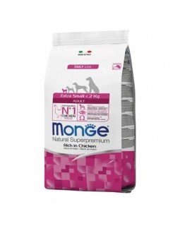 Monge Dog Extrasmall Adult сухий корм з куркою для дорослих собак мініатюрних порід (вага до 2 кг) Monge Dog Extrasmall Adult сухий корм з куркою для дорослих собак мініатюрних порід (вага до 2 кг)