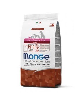 Monge Dog Extrasmall Adult сухий корм з м'ясом ягня для дорослих собак мініатюрних порід (вага до 2 кг)