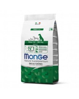 Monge Dog Maxi Adult сухий корм з куркою для дорослих собак великих порід Monge Dog Maxi Adult сухий корм з куркою для дорослих собак великих порід