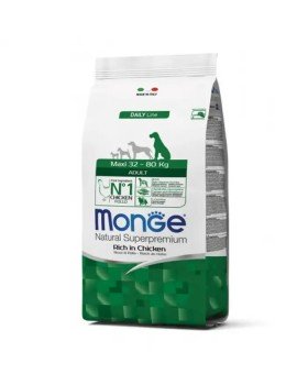 Monge Dog Maxi Adult сухий корм з куркою для дорослих собак великих порід