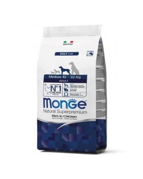 Monge Dog Medium Adult сухий корм з куркою для дорослих собак середніх порід