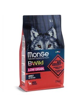 Monge BWild Low Grain Dog Adult Deer сухий низькозерновий корм з олениною для дорослих собак всіх порід
