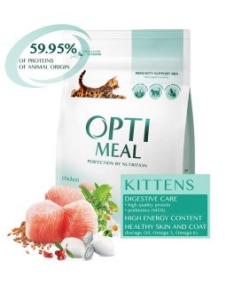 OptiMeal Для кошенят з куркою