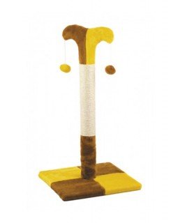 Природа Кігтеточка зі стовпчиком ДО2 "Клоун", жовто-коричнева