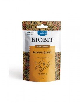 Природа Корм для риб Біовіт «Золоті рибки» Природа Корм для риб Біовіт «Золоті рибки»