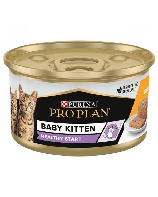 Pro plan Baby паштет с курицей для котят 85г.