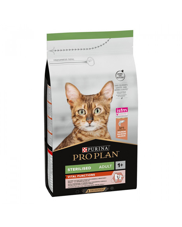 Pro Plan Sterilised Salmon для стерилизованных котов с лососем