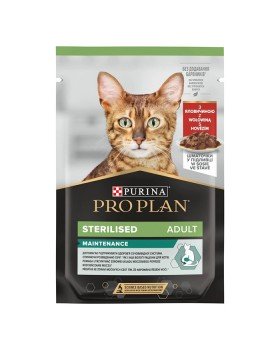 Pro Plan Sterilised Nutrisavour, для стерилизованных котов с говядиной