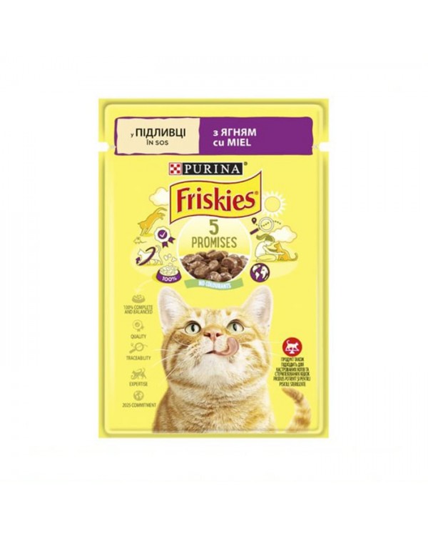 Friskies с ягненком кусочки в соусе