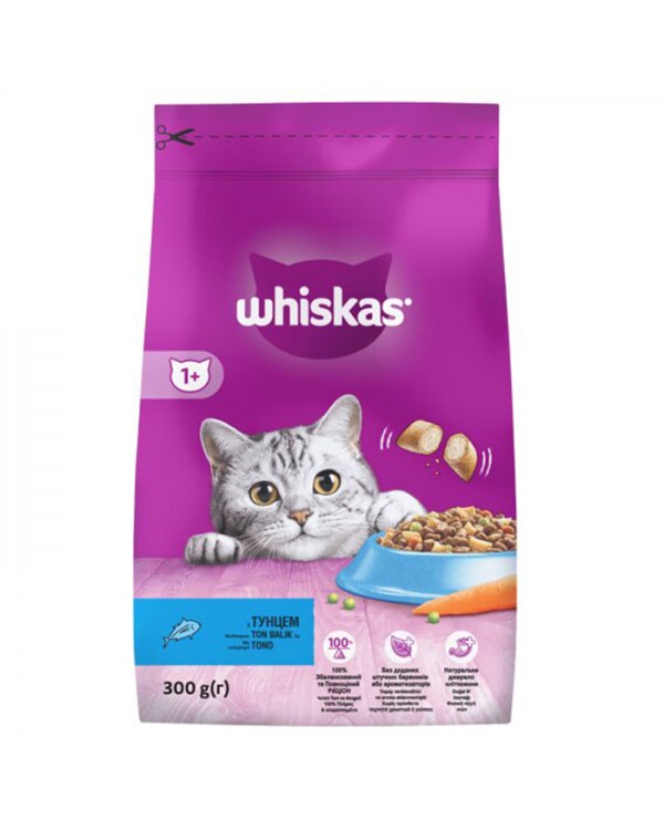 WHISKAS Для дорослих кішок з тунцем