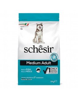 Schesir (Шезір) Dog Medium Adult Fish корм для середніх порід з рибою