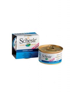 Schesir Kitten Tuna & Aloe Для котят с тунцом и алое в желе, 85 гр
