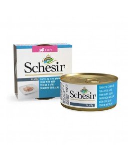 Schesir Puppy Tuna Aloe Для цуценят з тунцем та алоє в желе, 150 гр Schesir Puppy Tuna Aloe Для цуценят з тунцем та алоє в желе, 150 гр
