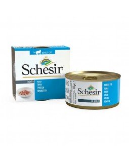 Schesir Cat Tuna Для взрослых кошек с тунцом в желе, 85 гр