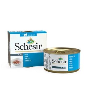 Schesir Cat Tuna Для взрослых кошек с тунцом в желе, 85 гр