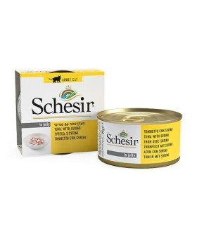 Schesir Cat Tuna & Surimi Для взрослых кошек с тунцом и сурими в желе, 85 гр