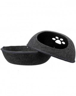 Trixie Лежак-печера "Liva" антрацит, для собак і кішок