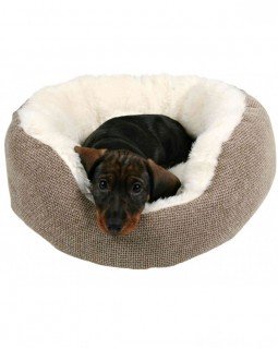 Trixie Лежак "Yuma" коричневий/білий, для собак і кішок-foto2