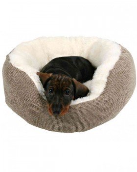 Trixie Лежак "Yuma" коричневий/білий, для собак і кішок-foto2