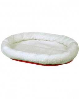 Trixie Лежак двосторонній білий/червоний, для собак і кішок