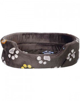 Trixie Лежак "Jimmy" сірий з лапками, для собак і кішок