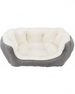 Trixie Лежак "Davin" сірий в смужку/кремовий, для собак і кішок