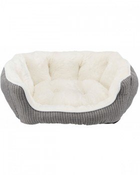 Trixie Лежак "Davin" сірий в смужку/кремовий, для собак і кішок