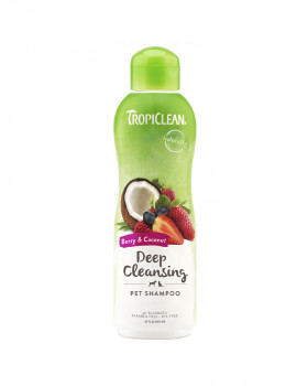 TropiClean DEEP CLEANSING Berry & Coconut - Ягоды и Кокос - шампунь глубокого очищения для собак и кошек