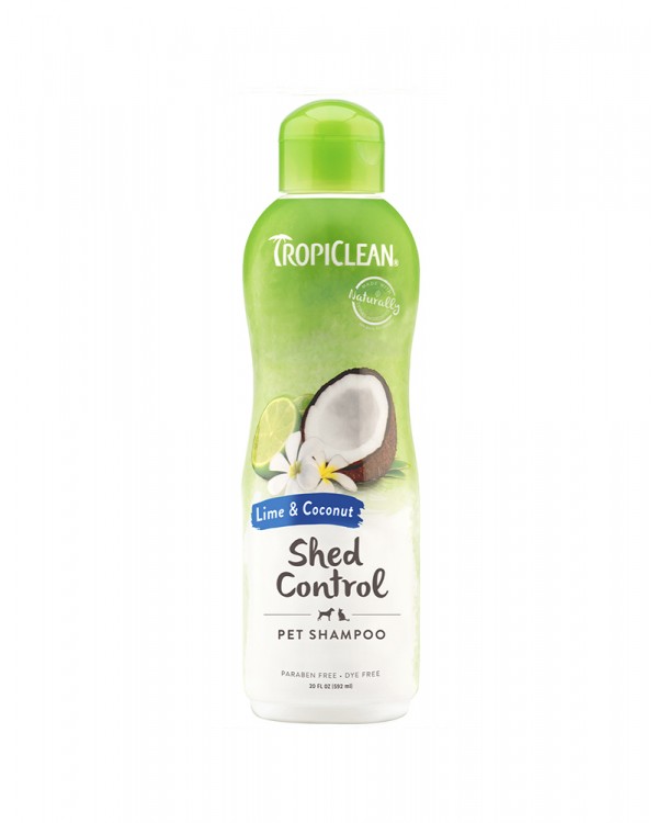 TropiClean SHED CONTROL Lime & Coconut - Лайм и Кокос - шампунь для уменьшения линьки у собак и кошек TropiClean SHED CONTROL Lime & Coconut - Лайм и Кокос - шампунь для уменьшения линьки у собак и кошек