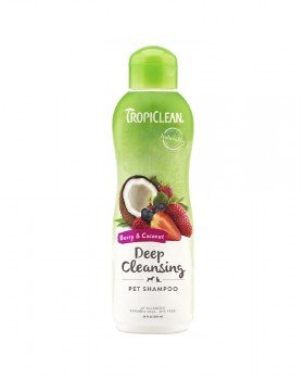 TropiClean DEEP CLEANSING Berry & Coconut - Ягоды и Кокос - шампунь глубокого очищения для собак и кошек