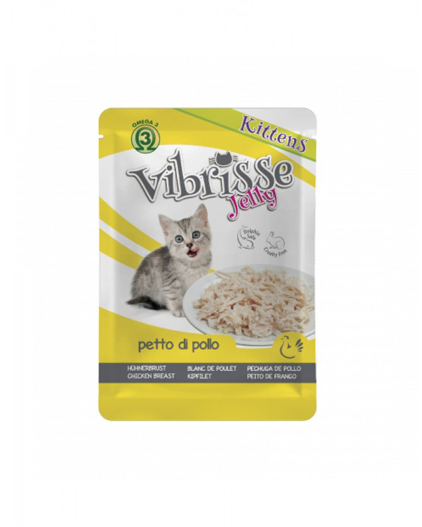 Vibrisse Jelly Kittens Для котят с курицей в желе