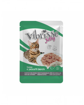Vibrisse Jelly Для взрослых кошек с тунцом и корюшкой в желе